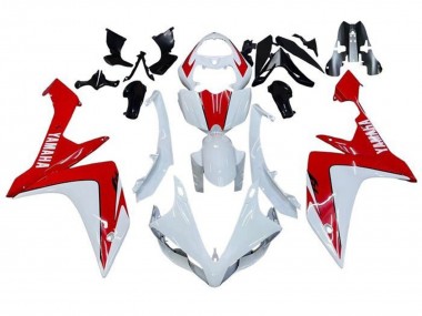 2007-2008 Yamaha YZF 1000 R1 Motorcycle Fairings - White Red UK