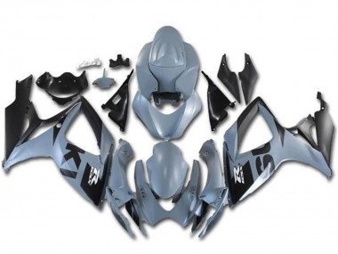 2006-2007 Suzuki GSXR 600 / GSXR 750 Motorcycle Fairings - Grey Black UK