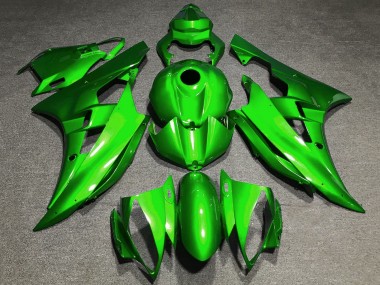 2006-2007 Yamaha YZF R6 Motorcycle Fairings - Green UK
