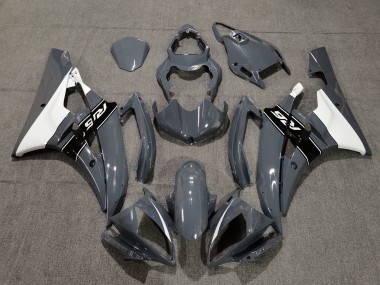 2006-2007 Yamaha YZF R6 Motorcycle Fairings - Nardo Grey White Black UK