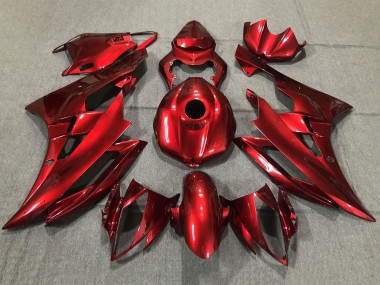 2006-2007 Yamaha YZF R6 Motorcycle Fairings - Red UK