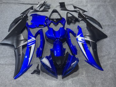 2008-2016 Yamaha YZF R6 Motorcycle Fairings - Blue White Matte Black UK