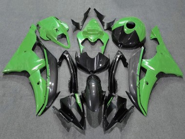 2008-2016 Yamaha YZF R6 Motorcycle Fairings - Green Carbon Fiber Style UK
