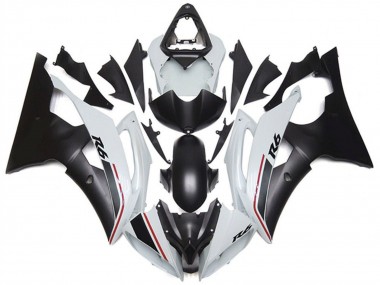 2008-2016 Yamaha YZF R6 Motorcycle Fairing - White Matte Black Red UK