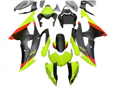 2008-2016 Yamaha YZF R6 Motorcycle Fairings - Green Red Matte Black UK