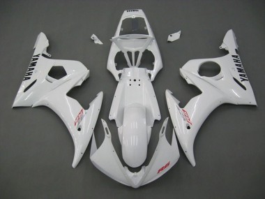 2005 Yamaha YZF R6 Motorcycle Fairings - White Red Black UK