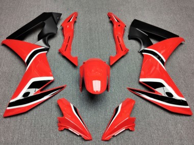2014-2016 Honda CBR650F Motorcycle Fairings - Red Matte Black UK