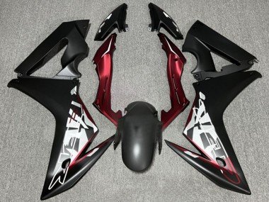 2014-2016 Honda CBR650F Motorcycle Fairings - Matte Black Red UK