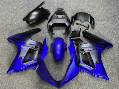 2003-2013 Suzuki SV650 Motorcycle Fairings - Blue Matte Black Splash UK