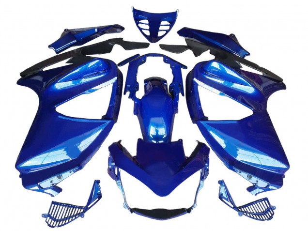 2002-2016 Honda ST1300 Motorcycle Fairings - Blue Matte Black UK
