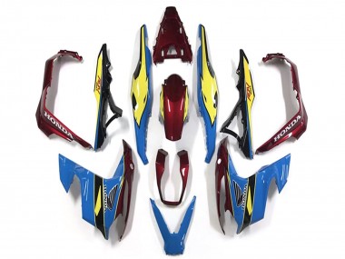 2018-2021 Honda ADV150 Motorcycle Fairings - Blue Yellow Red UK