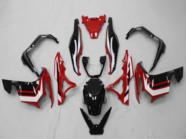 2018-2021 Honda ADV150 Motorcycle Fairings - White Red Glossy Black UK