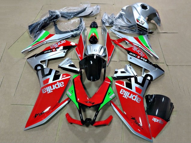 2012-2018 Aprilia RS4 50 125 Motorcycle Fairings - Silver Red Green Glossy Black UK