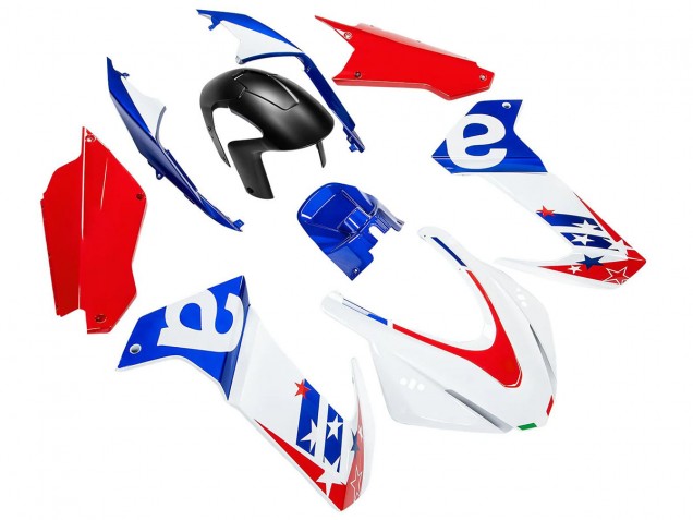 2020-2024 Aprilia RS660 Motorcycle Fairing - White Blue Red UK