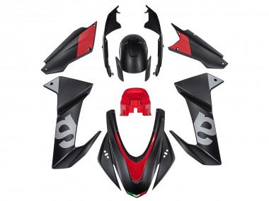 2020-2024 Aprilia RS660 Motorcycle Fairings - Black Red UK