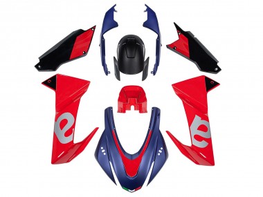 2020-2024 Aprilia RS660 Motorcycle Fairings - Blue Red UK