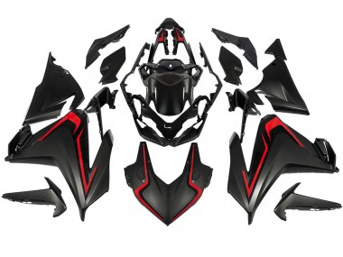 2022-2023 Honda CBR500R Motorcycle Fairing - Matte Black Red UK