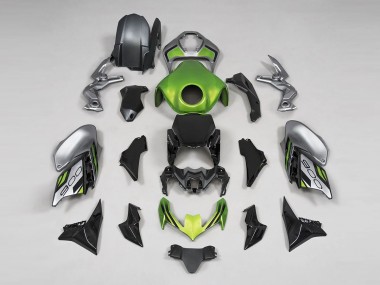 2020-2024 Kawasaki Z900 Motorcycle Fairings - Green Black Grey UK