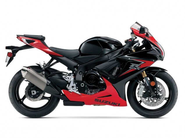 2011-2024 Suzuki GSXR 600/750 Motorcycle Fairings - Red Glossy Black UK