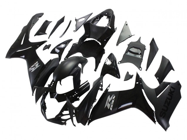 2011-2024 Suzuki GSXR 600/750 Motorcycle Fairings - Matte Black Glossy Black UK