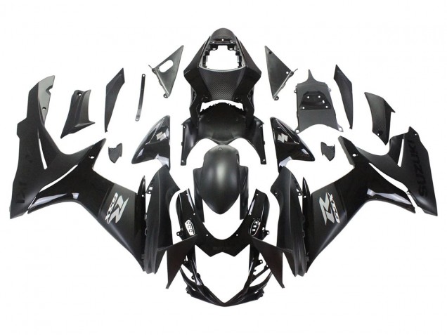 2011-2024 Suzuki GSXR 600/750 Motorcycle Fairings - Matte Black Glossy Black UK