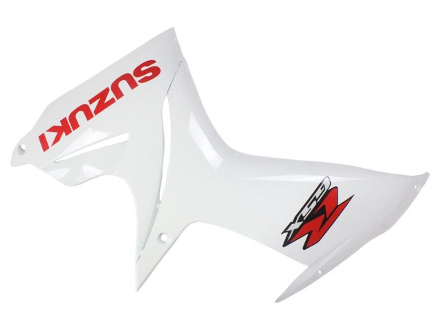 2011-2024 Suzuki GSXR 600/750 Motorcycle Fairings - White Glossy Black Red Decal UK