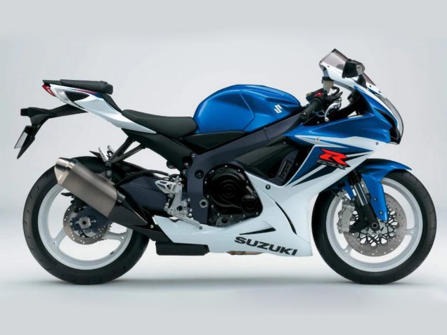 2011-2024 Suzuki GSXR 600/750 Motorcycle Fairings - Blue White UK
