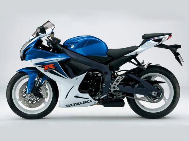 2011-2024 Suzuki GSXR 600/750 Motorcycle Fairings - Blue White UK