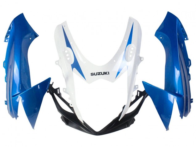 2011-2024 Suzuki GSXR 600/750 Motorcycle Fairings - Blue White UK
