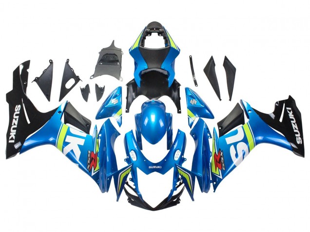 2011-2024 Suzuki GSXR 600/750 Motorcycle Fairings - Blue White Green Black UK
