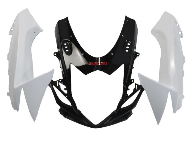 2011-2024 Suzuki GSXR 600/750 Motorcycle Fairings - White Glossy Black UK