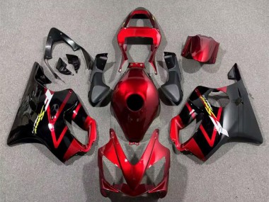2001-2003 Honda CBR600 F4i Motorcycle Fairings - Candy Red Black UK