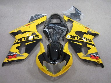 2001-2003 Suzuki GSXR 600 Motorcycle Fairings - Yellow Black UK