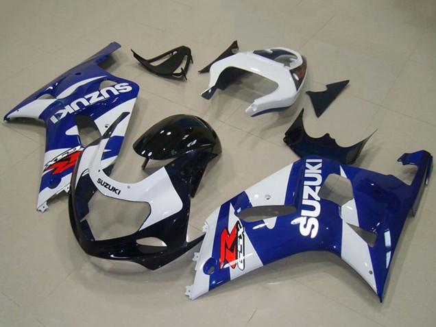2001-2003 Suzuki GSXR 750 Motorcycle Fairings - Blue White UK