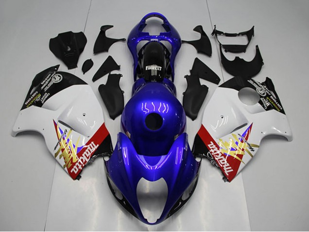1996-2007 Suzuki GSXR 1300 Hayabusa Motorcycle Fairing - Blue White UK