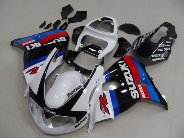1998-2003 Suzuki TL1000R Motorcycle Fairings - White Red Blue Black Motul UK