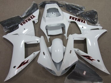 2002-2003 Yamaha YZF R1 Motorcycle Fairings - White UK