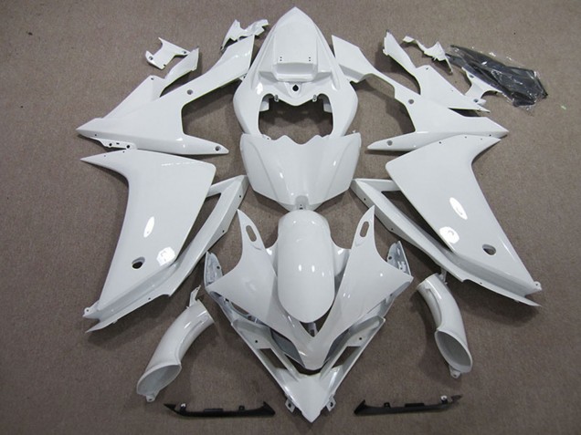 2007-2008 Yamaha YZF R1 Motorcycle Fairings - White UK