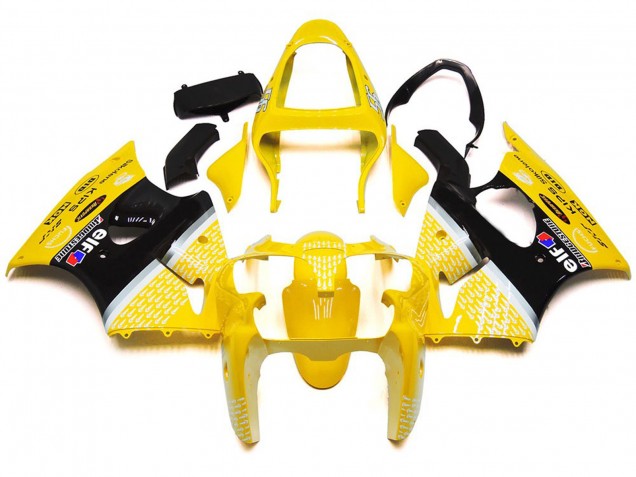 00-02 Gloss Yellow 1 ZX6R Fairings 00-02 Gloss Yellow 1 ZX6R Fairings