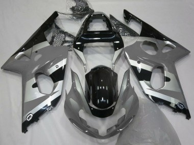 00-02 Grey Silver OEM Style GSXR 1000 Fairings