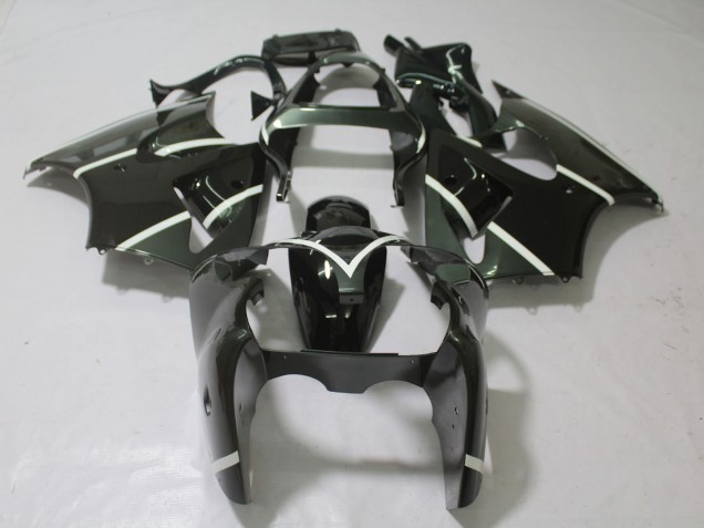 00-02 Metallic Grey & Black ZX6R Fairings 00-02 Metallic Grey & Black ZX6R Fairings