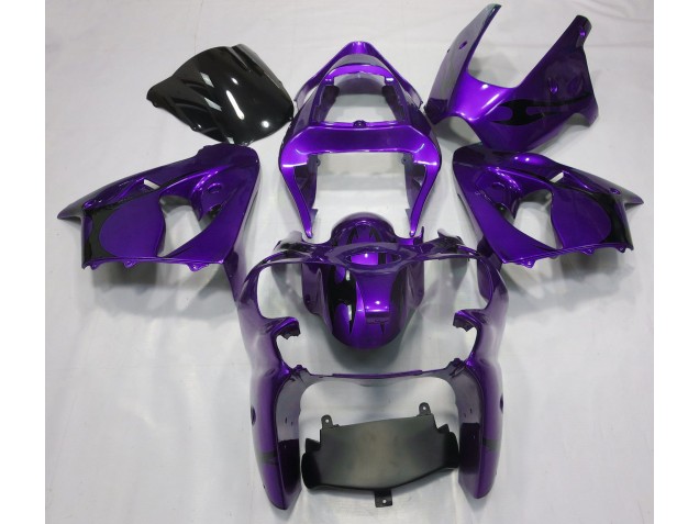 00-02 Metallic Purple ZX6R Fairings 00-02 Metallic Purple ZX6R Fairings