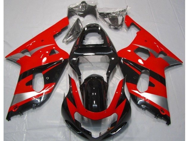 01-03 Red OEM Style GSXR 600-750 Fairings 01-03 Red OEM Style GSXR 600-750 Fairings