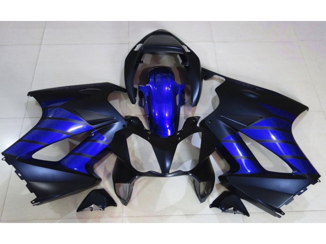 02-12 Matte Black & Blue VFR800 Fairings 02-12 Matte Black & Blue VFR800 Fairings