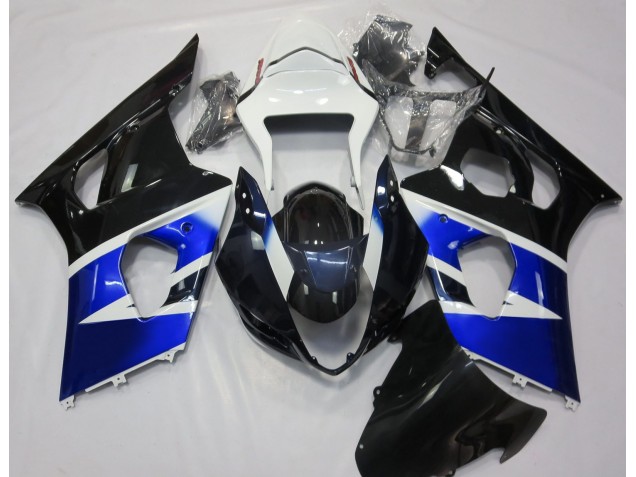 03-04 Black Blue and White GSXR 1000 Fairings 03-04 Black Blue and White GSXR 1000 Fairings