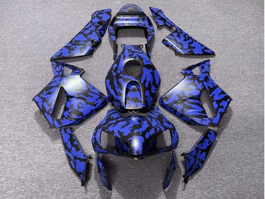 03-04 Blue Camo CBR600RR Fairings