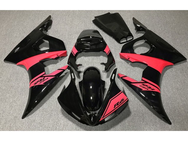 03-04 Gloss Black and Red R6 Fairings 03-04 Gloss Black and Red R6 Fairings