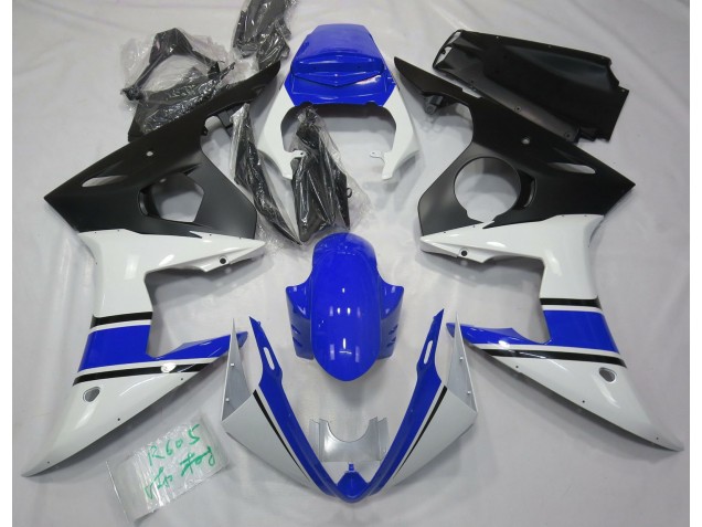 03-04 Gloss White and Blue R6 Fairings 03-04 Gloss White and Blue R6 Fairings