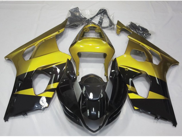 03-04 Gloss Yellow & Black GSXR 1000 Fairings 03-04 Gloss Yellow & Black GSXR 1000 Fairings