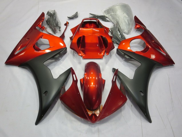 03-04 Red / Orange Matte R6 Fairings 03-04 Red / Orange Matte R6 Fairings